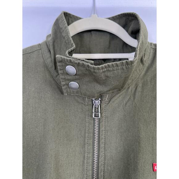 Levi’s Men’s Utility Jacket Olive Green Zip Front Size M New With Tags - Picture 6 of 13